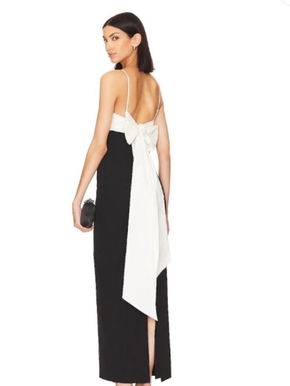 NEW MAJORELLE Avori Gown in Black & White